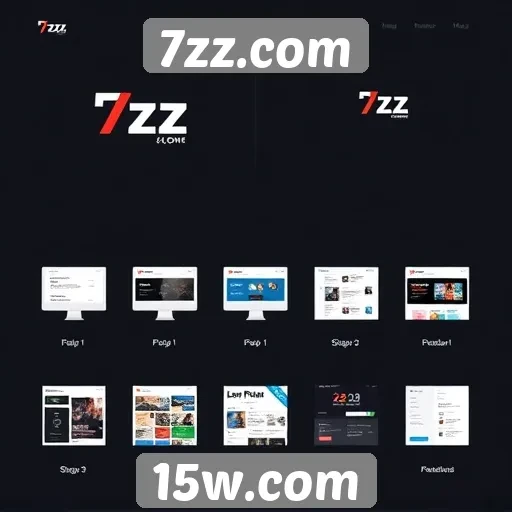Explorando a evolução do design do site 7zz.com